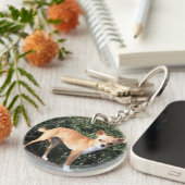 Teacup Chihuahua Puppy Sleutelhanger (Voorkant Rechts)