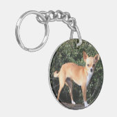 Teacup Chihuahua Puppy Sleutelhanger (Voorkant Links)