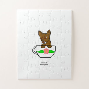 Teacup Chihuahua Puzzle 11 x 14 inch Legpuzzel