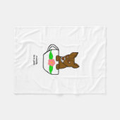 Teacup Chihuahua Small Fleece Blanket Deken (Voorkant (Horizontaal))