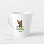 Teacup Chihuahua Small Latte Mok (Linkerhoek)