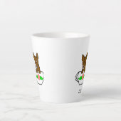 Teacup Chihuahua Small Latte Mok (Voorkant)