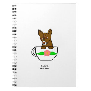 Teacup Chihuahua Spiral Photo Notitieboek