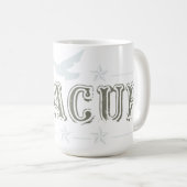 Teacup Cup Design Mok Bird Stars (Voorkant rechts)