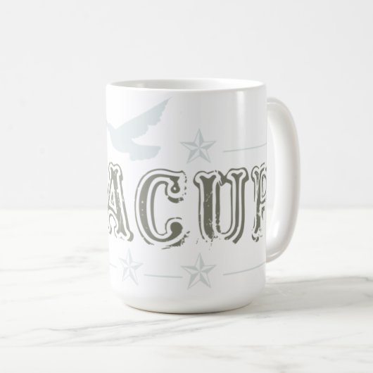 Teacup Cup Design Mok Bird Stars (Voorkant rechts)