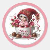 Teacup Cutie Sticker (Voorkant)