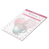 Teacup cuties_Bloeddruk log Notitieblok (Schuin)