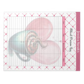 Teacup cuties_Bloeddruk log Notitieblok (Voorkant)