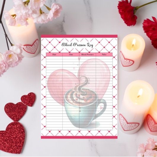 Teacup Cuties_ Bloeddruklog Notitieblok