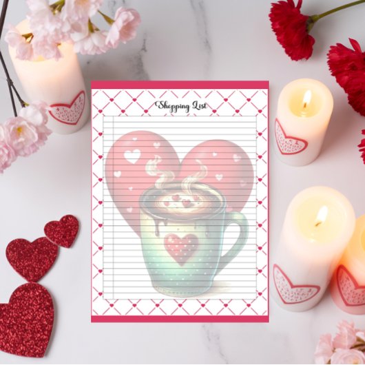 Teacup Cuties _ boodschappenlijst Notitieblok