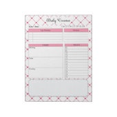 Teacup Cuties _ Dagelijkse Planner Notitieblok (Linkerzijde)