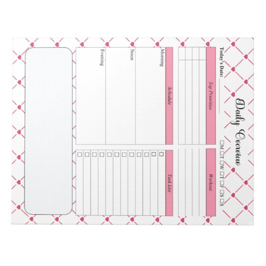 Teacup Cuties _ Dagelijkse Planner Notitieblok (Voorkant)