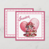 Teacup Cuties Feestdagenkaart (Voorkant / Achterkant)