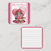 Teacup Cuties Informatiekaartje (Voorkant / Achterkant)