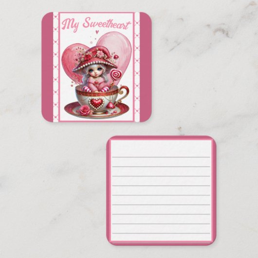 Teacup Cuties Informatiekaartje (Voorkant / Achterkant)