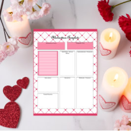 Teacup Cuties _ Medicatie Sjabloon Notitieblok