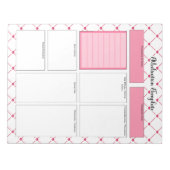 Teacup Cuties _ Medicatie Sjabloon Notitieblok (Voorkant)