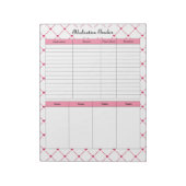 Teacup Cuties_ Medicatie Tracker Notitieblok (Linkerzijde)