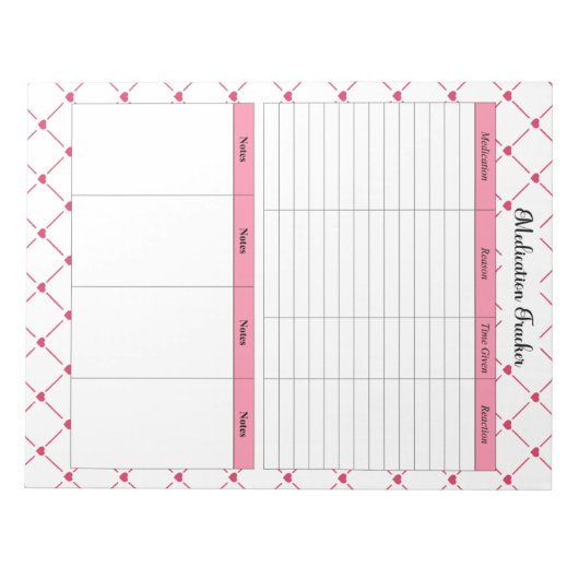 Teacup Cuties_ Medicatie Tracker Notitieblok (Voorkant)