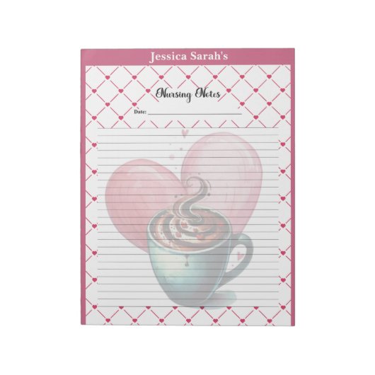 Teacup Cuties_ Nursing Notes Notitieblok (Linkerzijde)