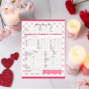 Teacup Cuties _ Nursing Report Sheet Notitieblok