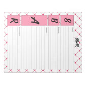 Teacup Cuties _ Nursing SBAR Blad Notitieblok (Voorkant)