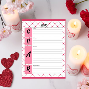 Teacup Cuties _ Nursing SBAR Blad Notitieblok