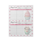 Teacup Cuties_ Recept Kaarten Notitieblok (Linkerzijde)