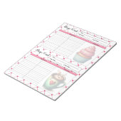 Teacup Cuties_ Recept Kaarten Notitieblok (Schuin)