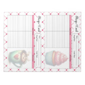Teacup Cuties_ Recept Kaarten Notitieblok (Voorkant)