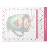 Teacup Cuties _ Symptom Tracker Notitieblok (Voorkant)