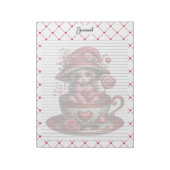 Teacup Cuties_ Tijdschrift Notitieblok (Linkerzijde)