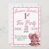 Teacup Cuties uitnodiging (Voorkant)