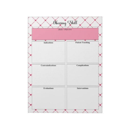 Teacup Cuties _ Verpleegkunde Notitieblok (Linkerzijde)