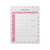 Teacup Cuties_ Wekelijkse Planner Notitieblok (Linkerzijde)