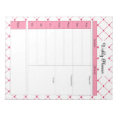 Teacup Cuties_ Wekelijkse Planner Notitieblok (Voorkant)