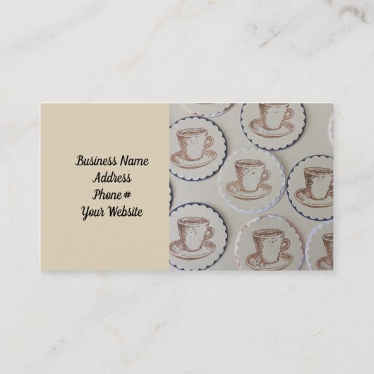 Teacup drop-in visitekaartje (Achterkant)