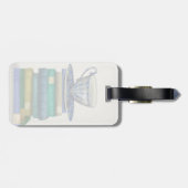 Teacup en Boeken 2 Bagagelabel (Achterkant horizontaal)