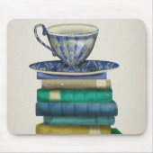 Teacup en Boeken 2 Muismat (Voorkant)
