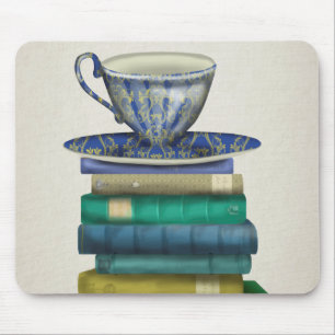 Teacup en Boeken 2 Muismat