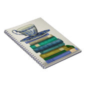 Teacup en Boeken 2 Notitieboek (Rechterzijde)