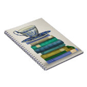 Teacup en Boeken 3 Notitieboek (Rechterzijde)