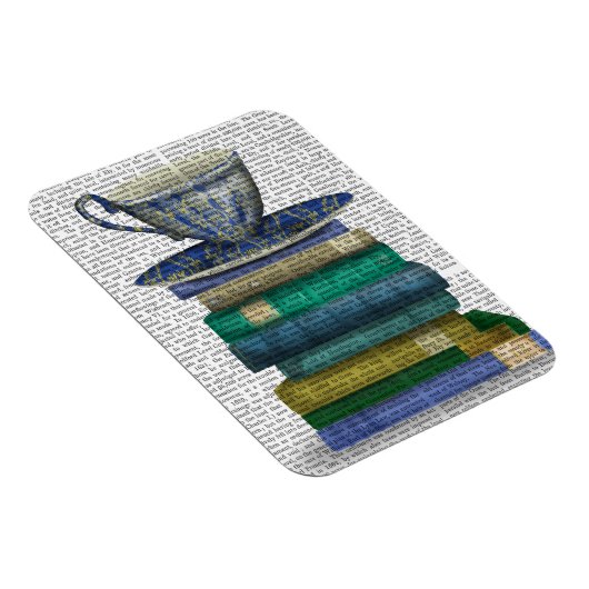 Teacup en Boeken Magneet (Rechterzijde)