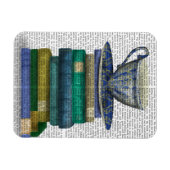 Teacup en Boeken Magneet (Horizontaal)