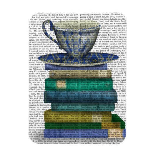 Teacup en Boeken Magneet (Verticaal)