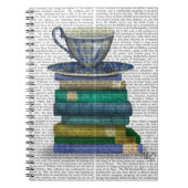Teacup en Boeken Notitieboek (Voorkant)
