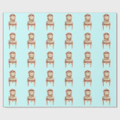 Teacup en Victoriaans stoel Cadeaupapier (Vlak)