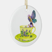 Teacup Fairy, Flower Fairy, Fairy Gifts, Fairy Keramisch Ornament (Rechts)