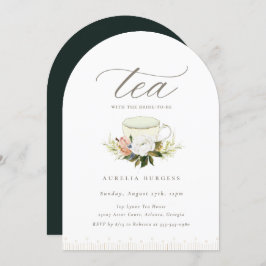  Teacup Floral Tea Party Kaart