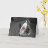 Teacup Friends Blank Note Kaart (Gele Bloem)